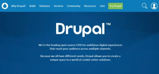 بهترین سیستم‌های مدیریت محتوا Drupal