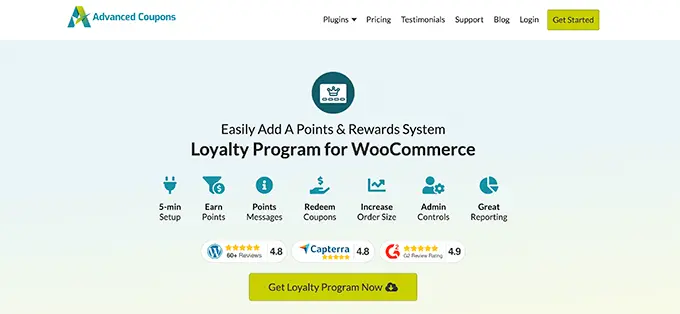 پلاگین های ووکامرس Loyalty Program For Woocommerce