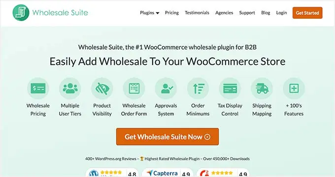 Wholesale Suite Woocommerce از بهترین پلاگین های ووکامرس برای تعیین قیمت عمده فروشی